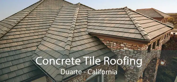 Concrete Tile Roofing Duarte - California